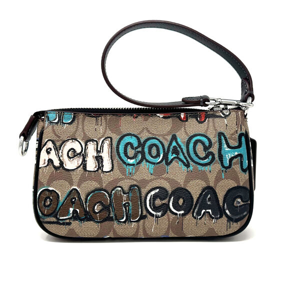 Coach X Mint + Serf Nolita 19 In Signature Canvas in Khaki Multi CM240 - Picture 2 of 8
